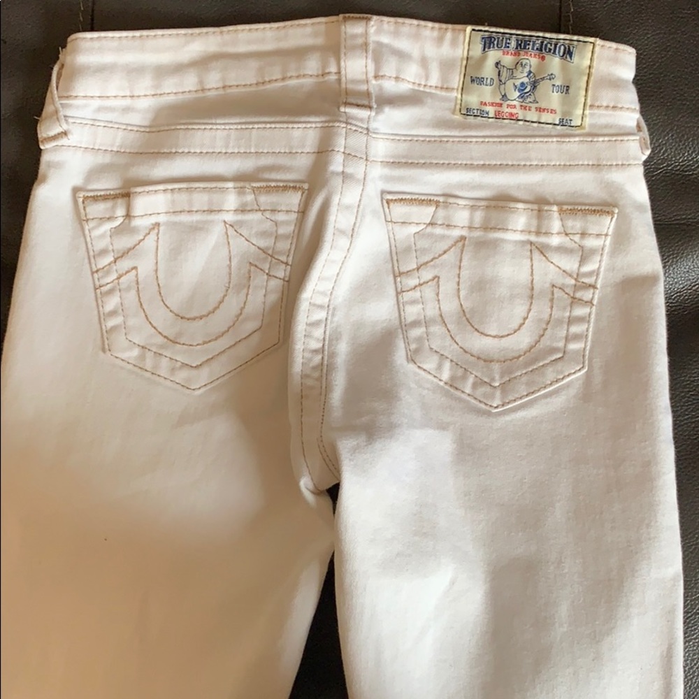 White true religion jeans